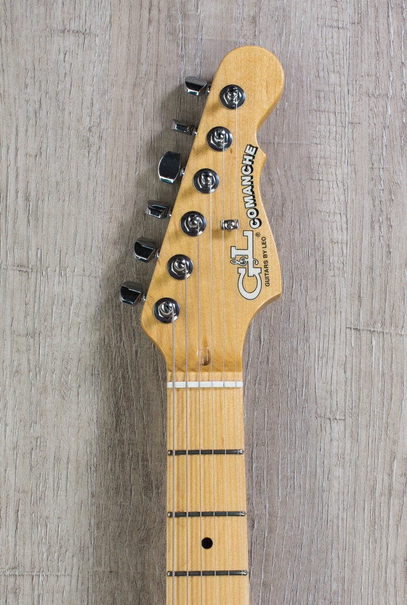 G&L USA Comanche Electric Guitar Maple Neck and Fretboard with Case - Honeyburst Finish