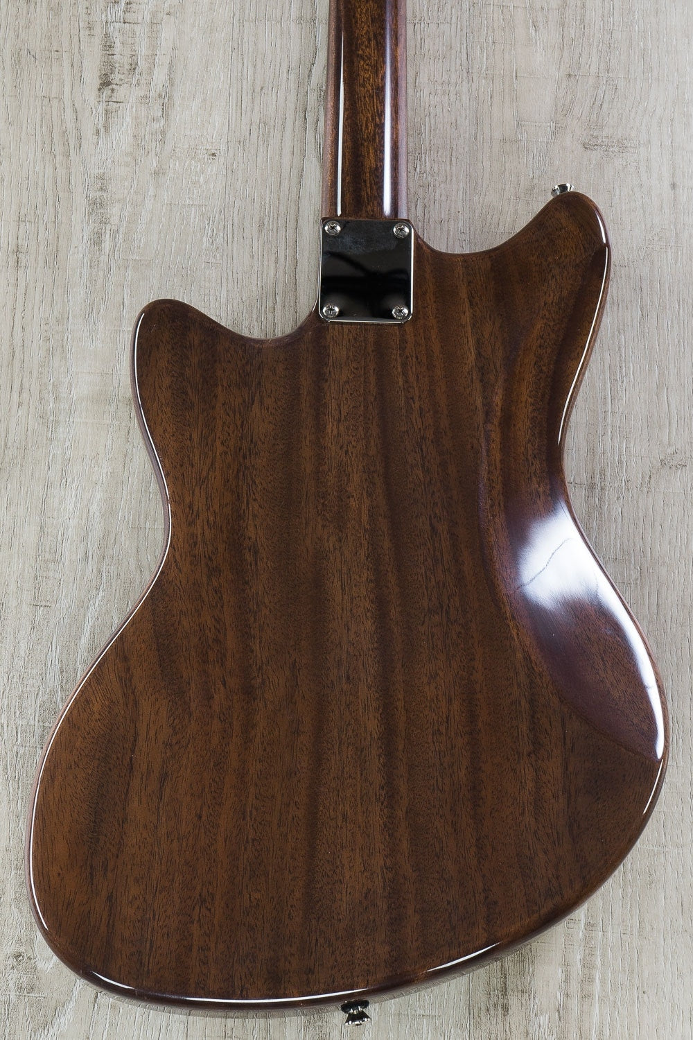 Jennings Voyager Electric Guitar, Rosewood Fretboard, Stop Tail Bridge, Gator Gig Bag - Espresso Mahogany (Open Box)