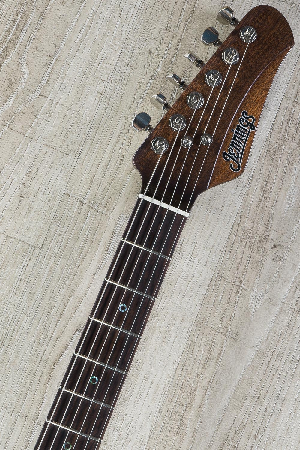 Jennings Voyager Electric Guitar, Rosewood Fretboard, Stop Tail Bridge, Gator Gig Bag - Espresso Mahogany (Open Box)