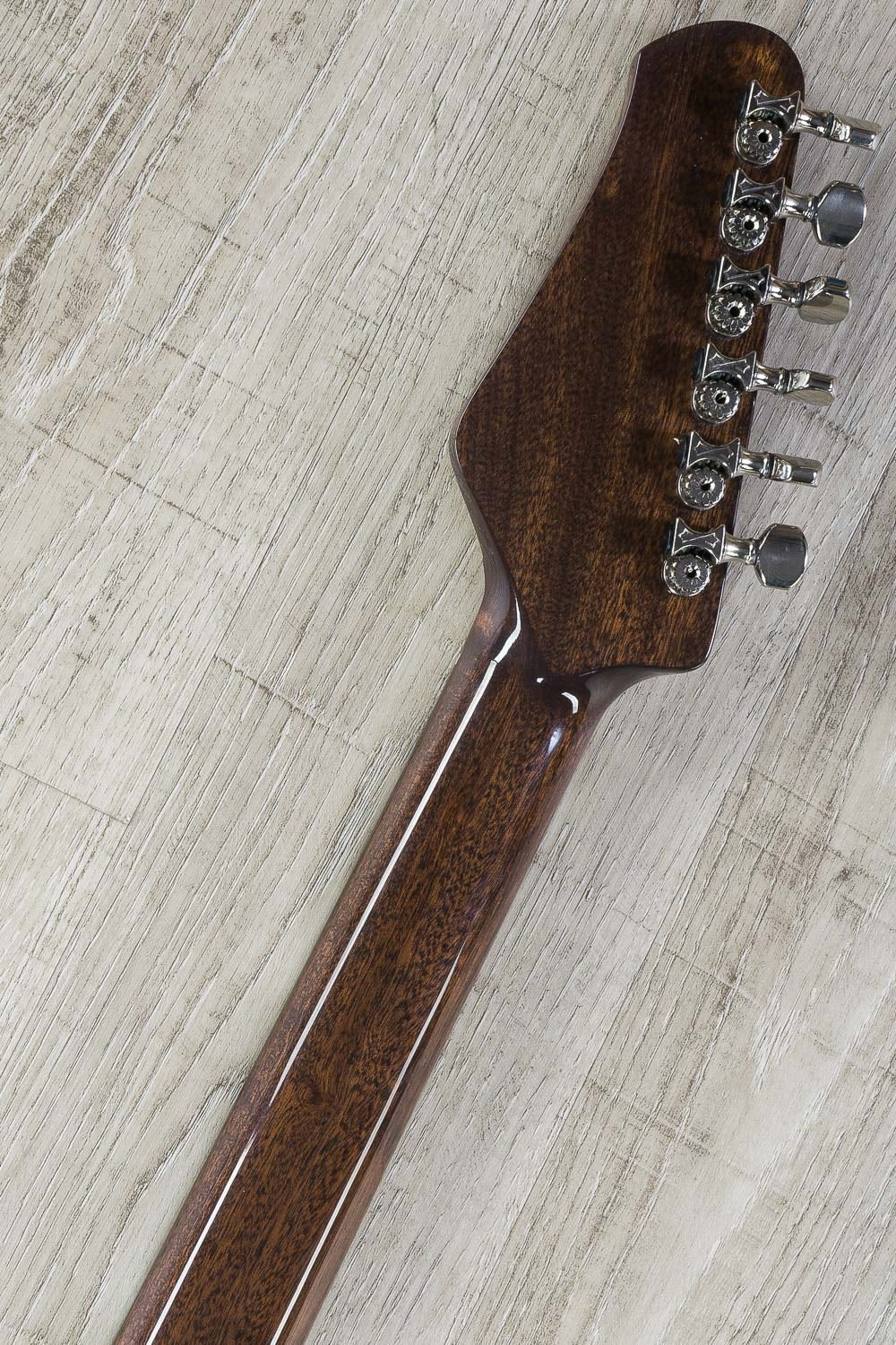 Jennings Voyager Electric Guitar, Rosewood Fretboard, Stop Tail Bridge, Gator Gig Bag - Espresso Mahogany (Open Box)