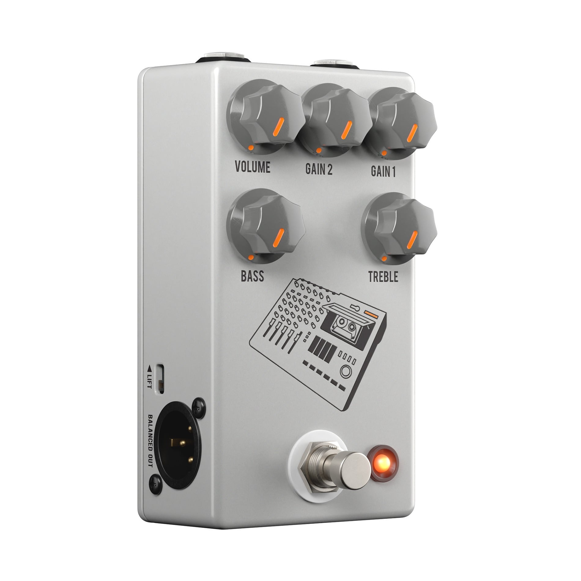 JHS 424 Gain Stage Portastudio-Style Preamp / Overdrive / Fuzz Guitar Effect Pedal