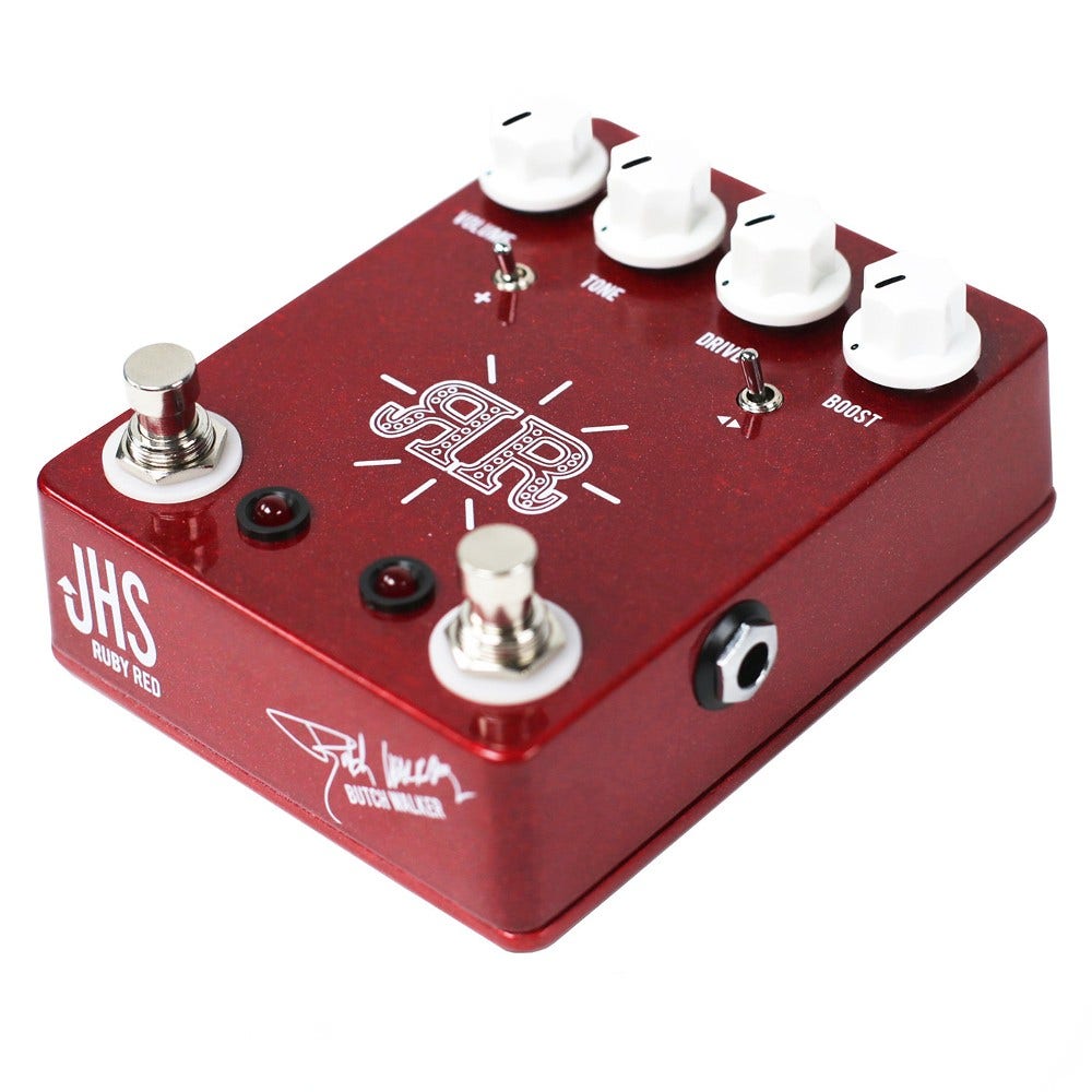 JHS Pedals Ruby Red Butch Walker Overdrive Guitar Effects Pedal