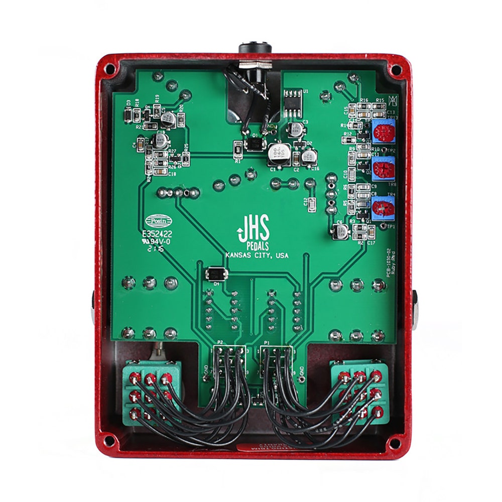 JHS Pedals Ruby Red Butch Walker Overdrive Guitar Effects Pedal