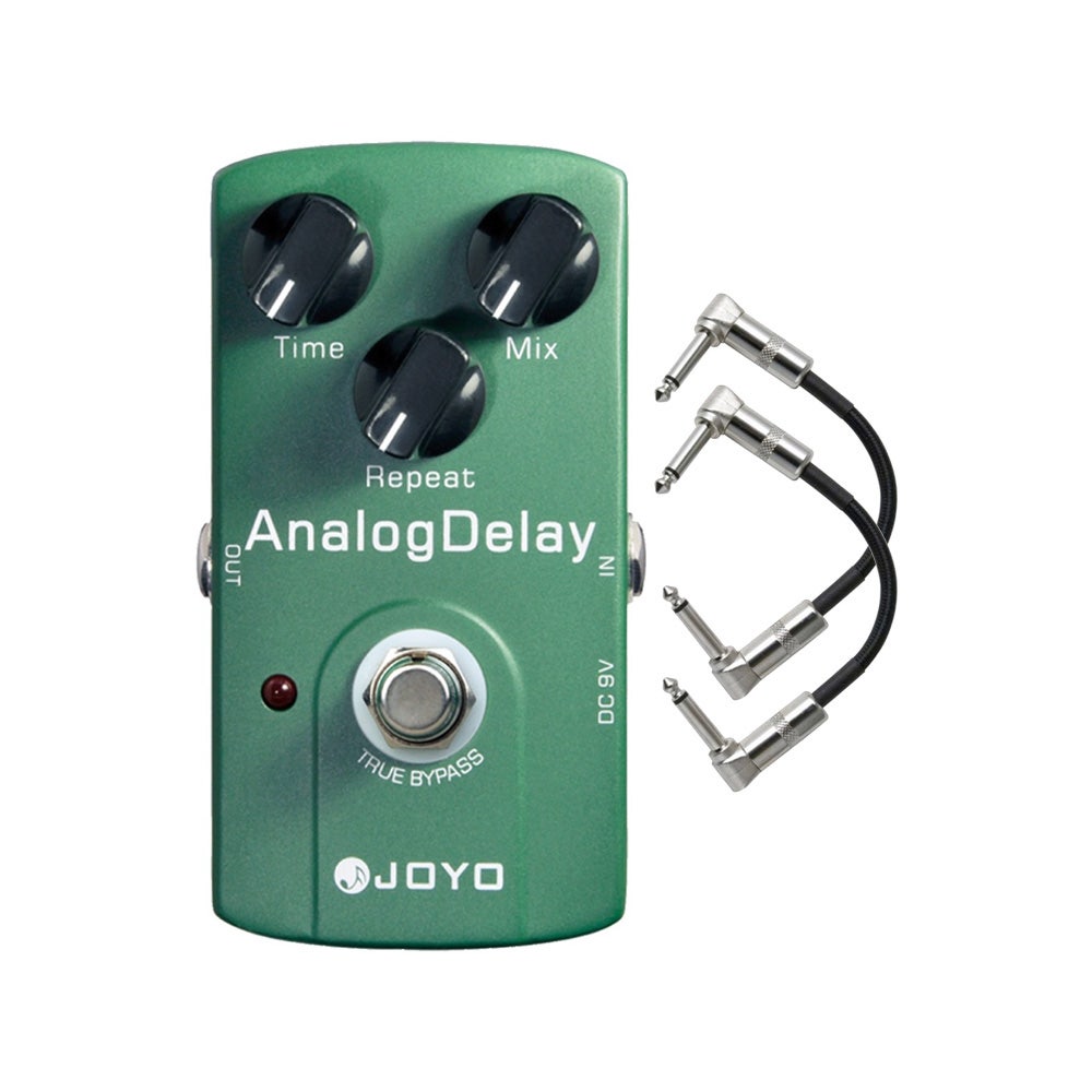 Joyo JF-33 Analog Delay Guitar Effect Pedal with Patch Cables