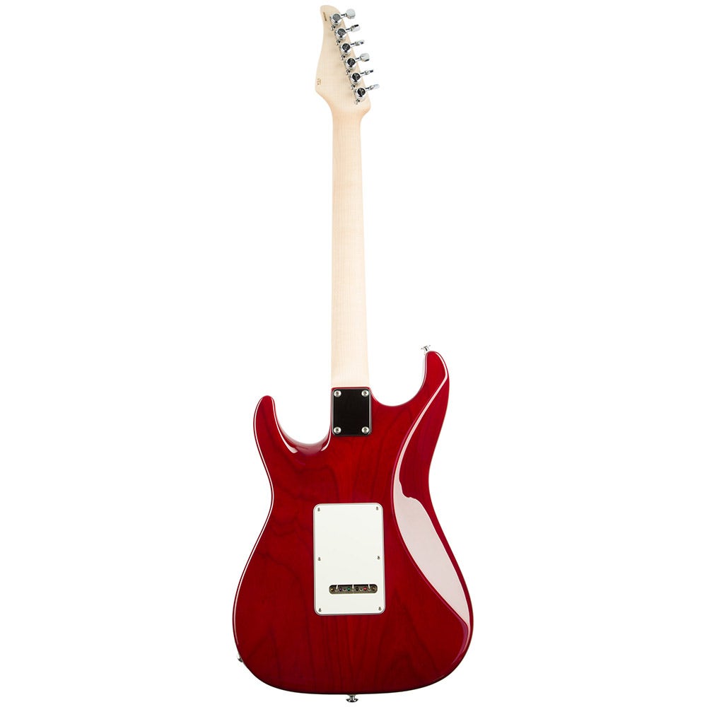 Suhr Pro Series S1 Electric Guitar, Swamp Ash Body, Rosewood Fingerboard - Trans Red