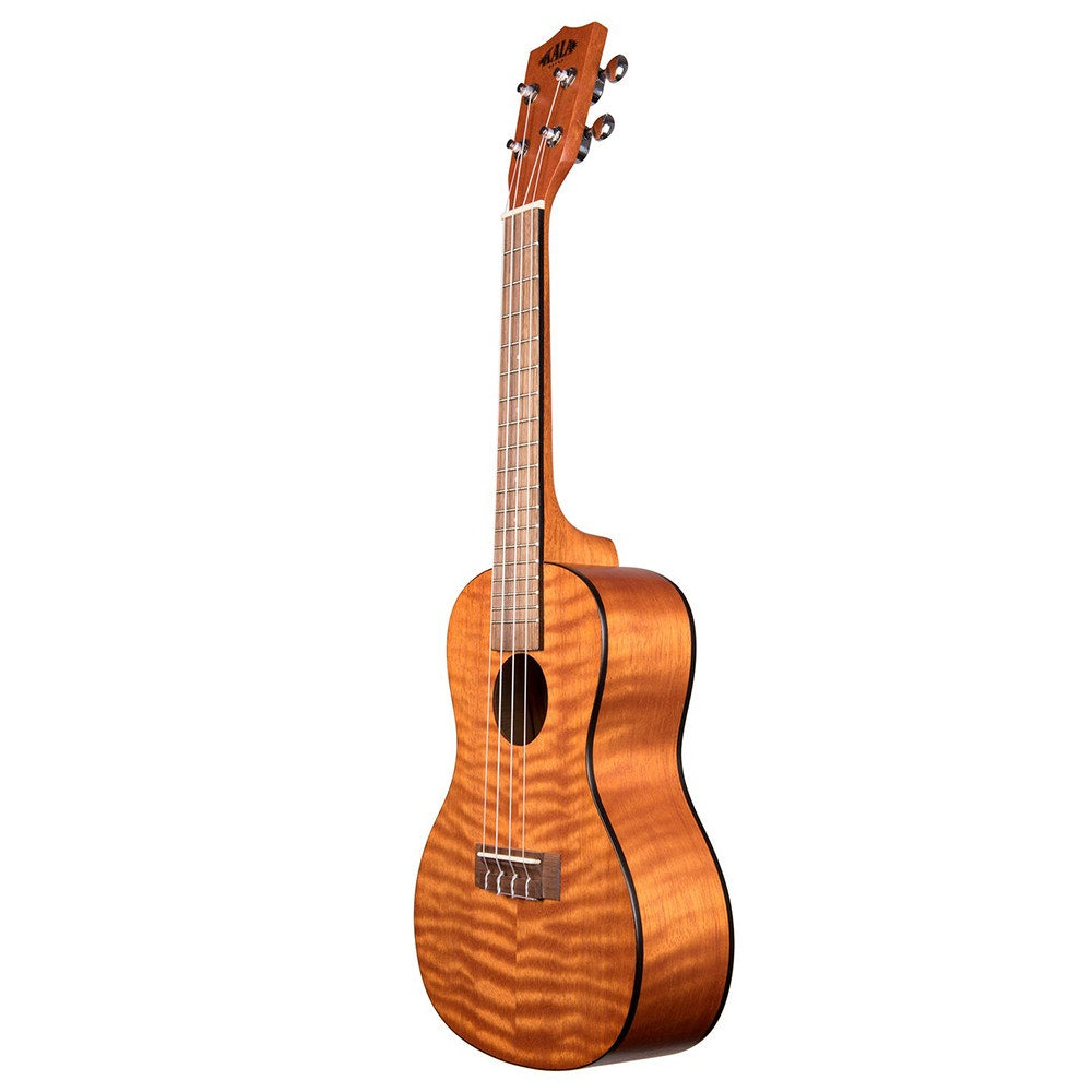 Kala Music Exotic Mahogany Concert Ukulele, Walnut Fingerboard, Amber Satin