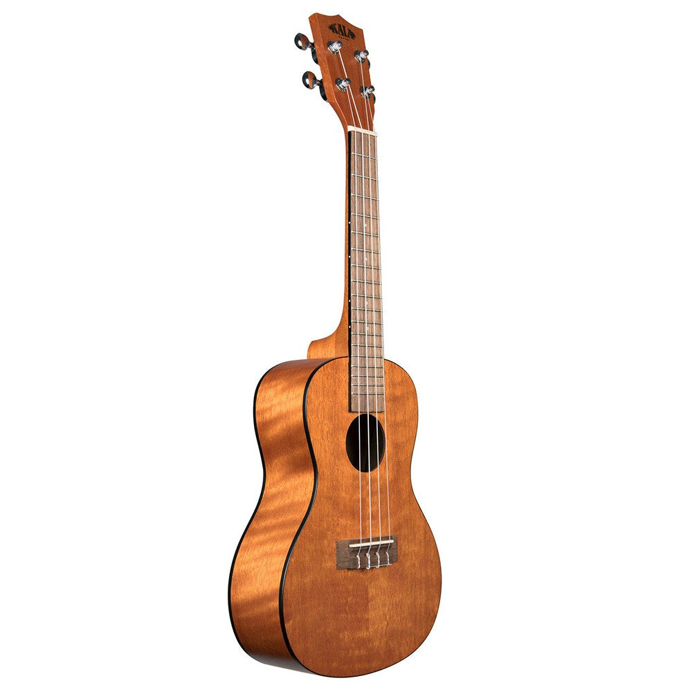 Kala Music Exotic Mahogany Concert Ukulele, Walnut Fingerboard, Amber Satin