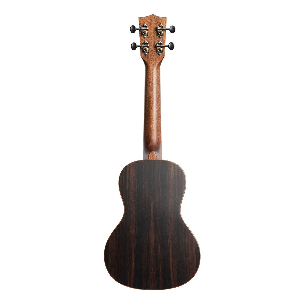 Kala Music Solid Spruce Top Striped Ebony Concert Ukulele