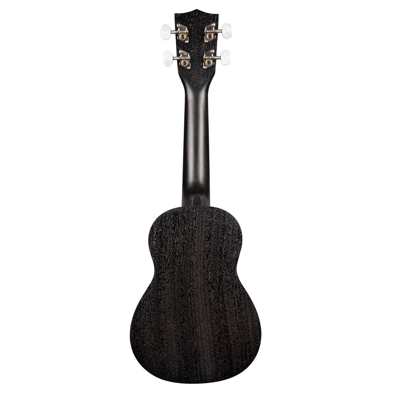 Kala KA-15S-BLK Black Satin Mahogany Soprano Uke Ukulele, Black Satin Finish