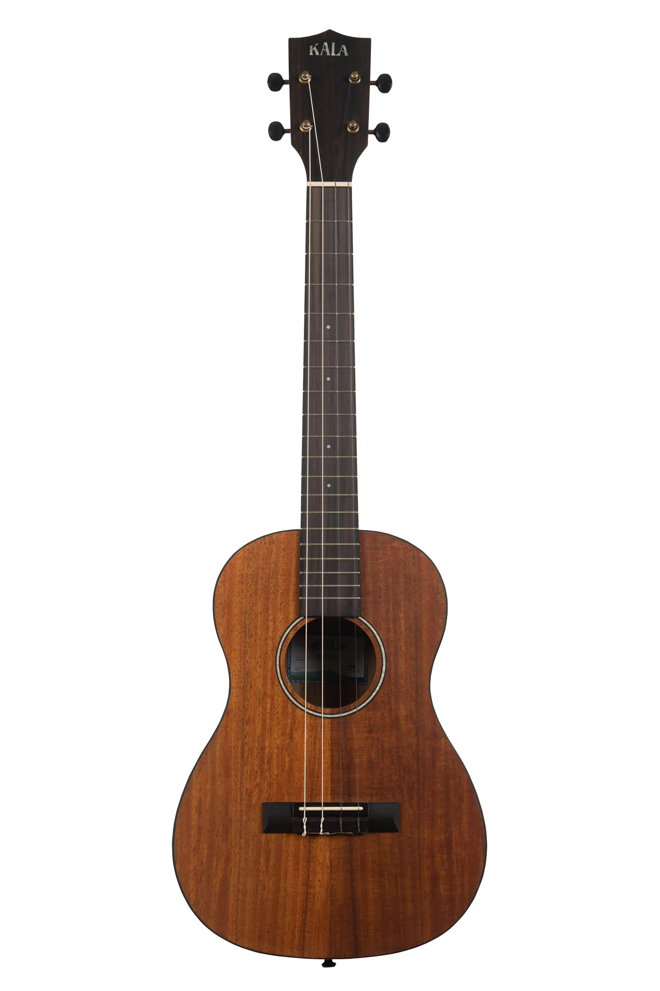 Kala KA-KOA-B Satin Hawaiian Koa Baritone Ukulele, Rosewood Fretboard