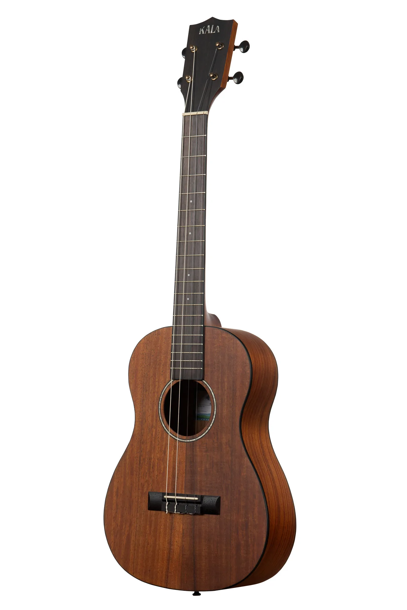 Kala KA-KOA-B Satin Hawaiian Koa Baritone Ukulele, Rosewood Fretboard