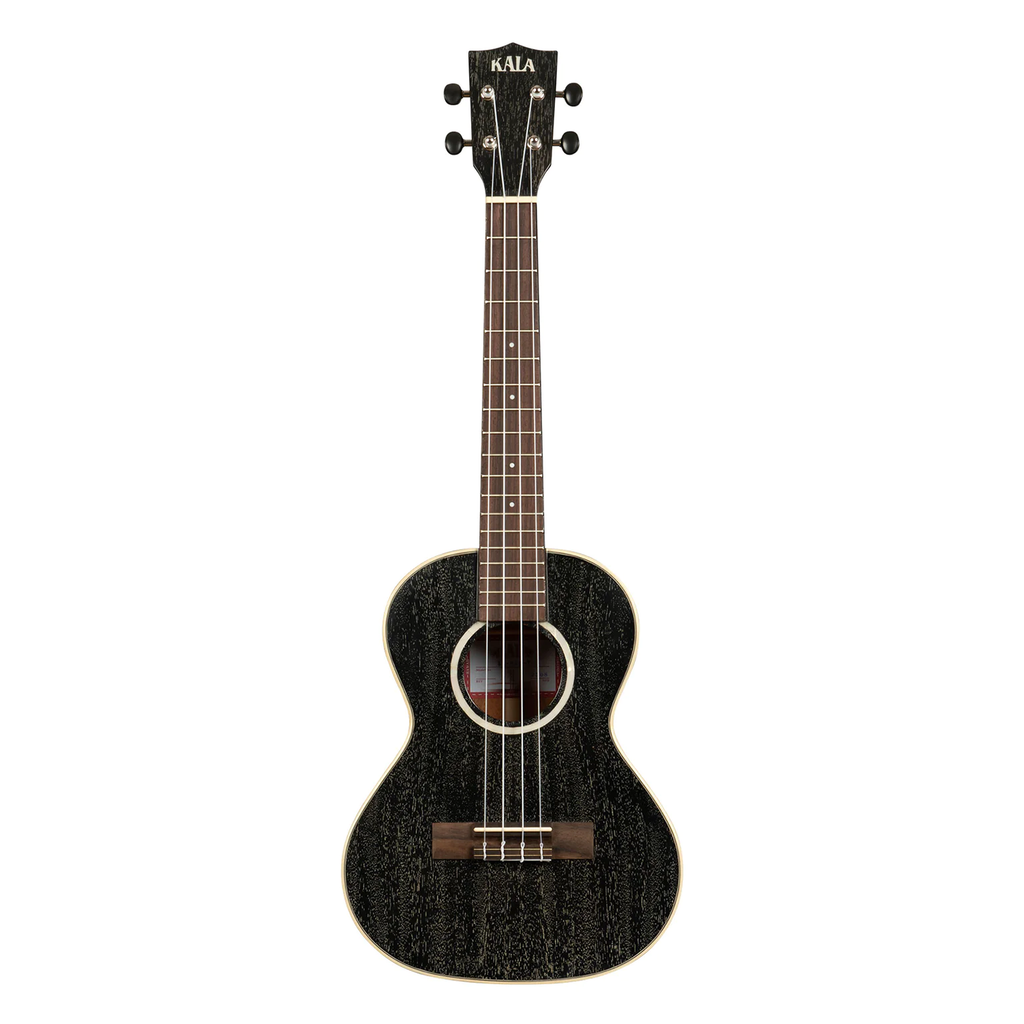 Kala KA-SDH-T All-Solid Mahogany Tenor Ukulele, Salt & Pepper Doghair with Gig Bag