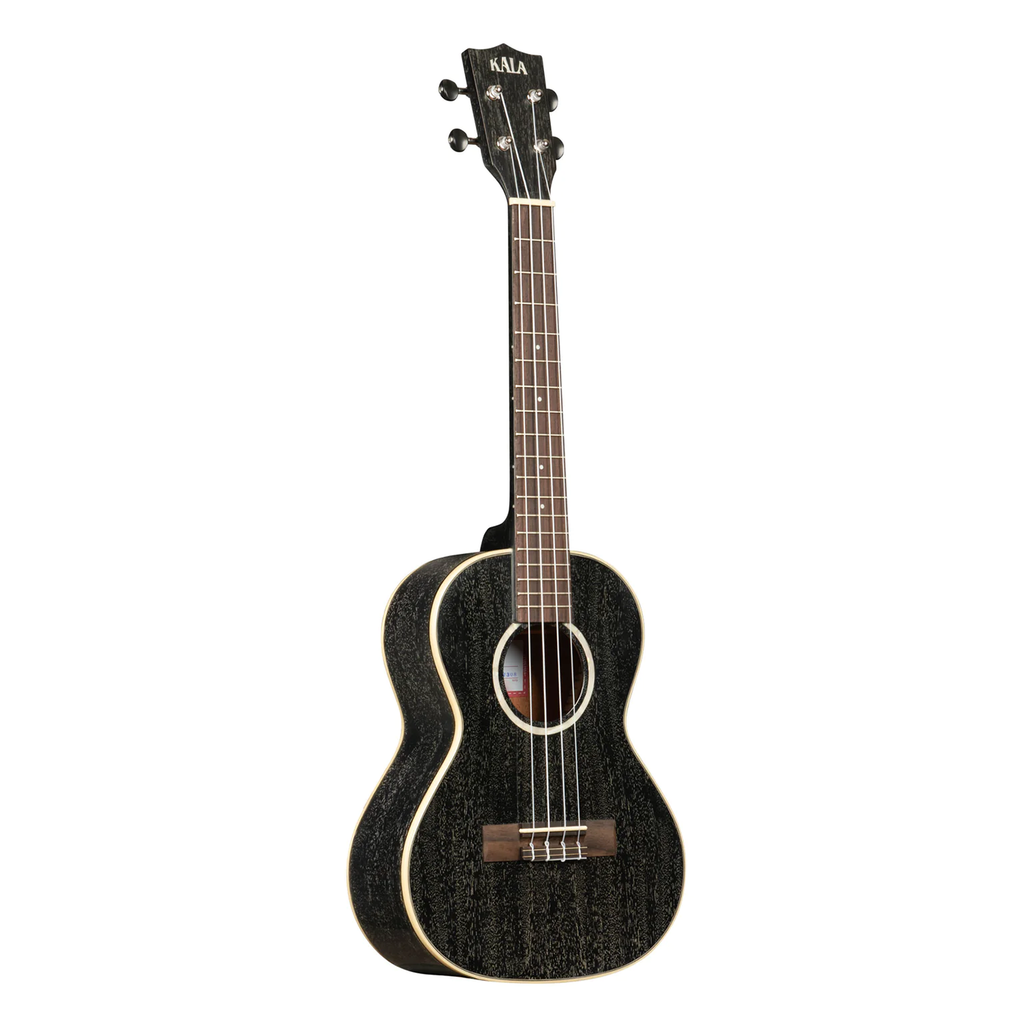 Kala KA-SDH-T All-Solid Mahogany Tenor Ukulele, Salt & Pepper Doghair with Gig Bag