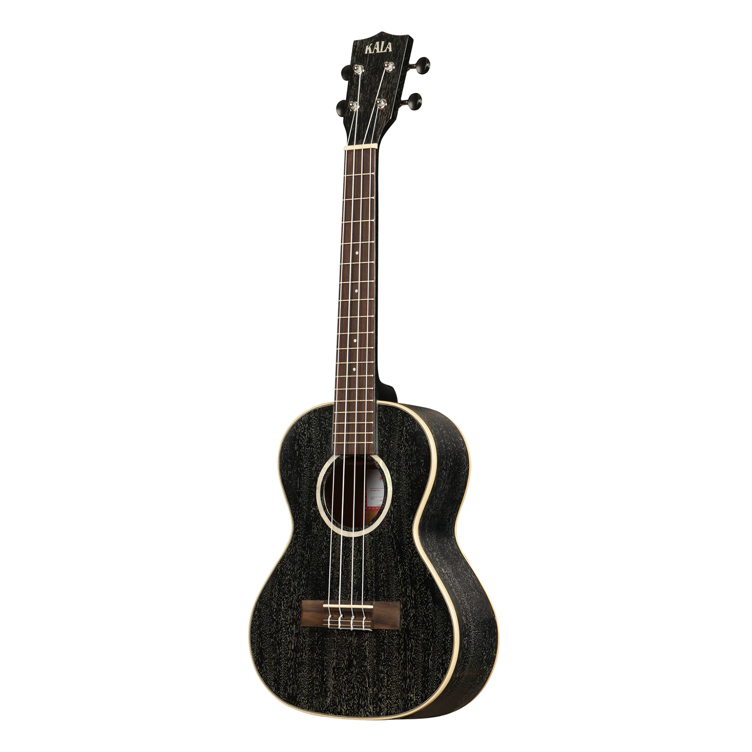 Kala KA-SDH-T All-Solid Mahogany Tenor Ukulele, Salt & Pepper Doghair with Gig Bag