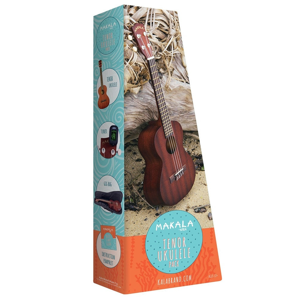 Kala MK-T-PACK Makala Classic Mahogany Ukulele Pack (Includes Gig Bag, Tuner, and Instruction Manual)