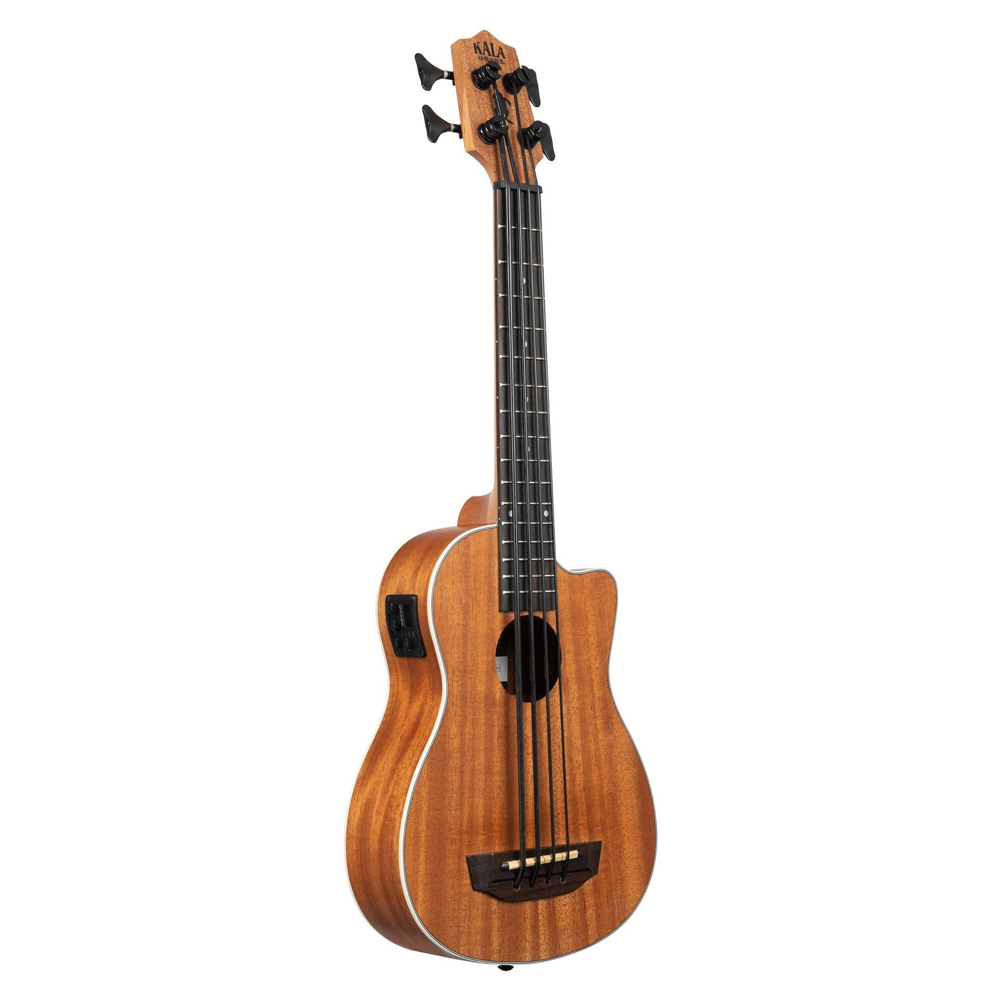 Kala UBASS-SCOUT-FS Acoustic Electric Ukulele Bass, All Mahogany Body