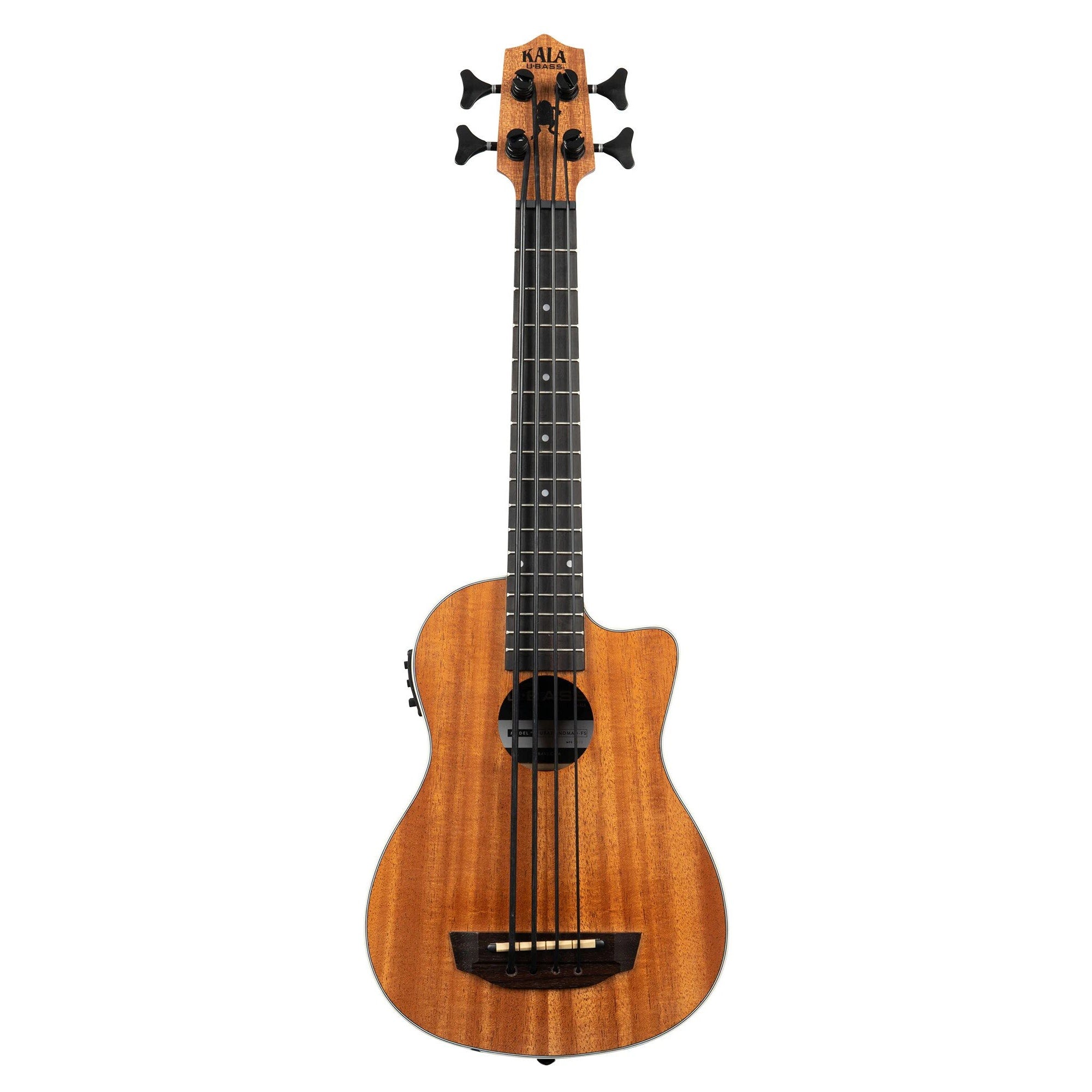 Kala UBASS-SCOUT-FS Acoustic Electric Ukulele Bass, All Mahogany Body