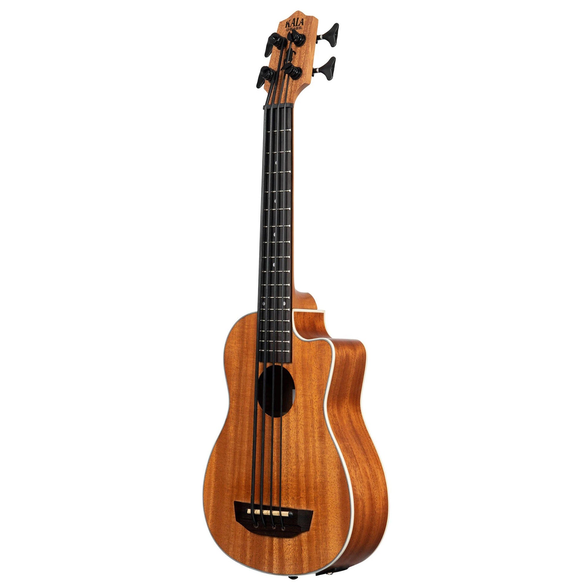 Kala UBASS-SCOUT-FS Acoustic Electric Ukulele Bass, All Mahogany Body