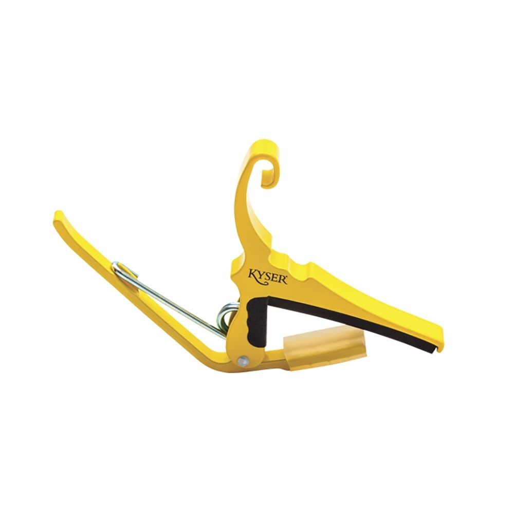 Kyser KG6YA 6-String Quick-Change Capo for Acoustic Guitars - Yellow