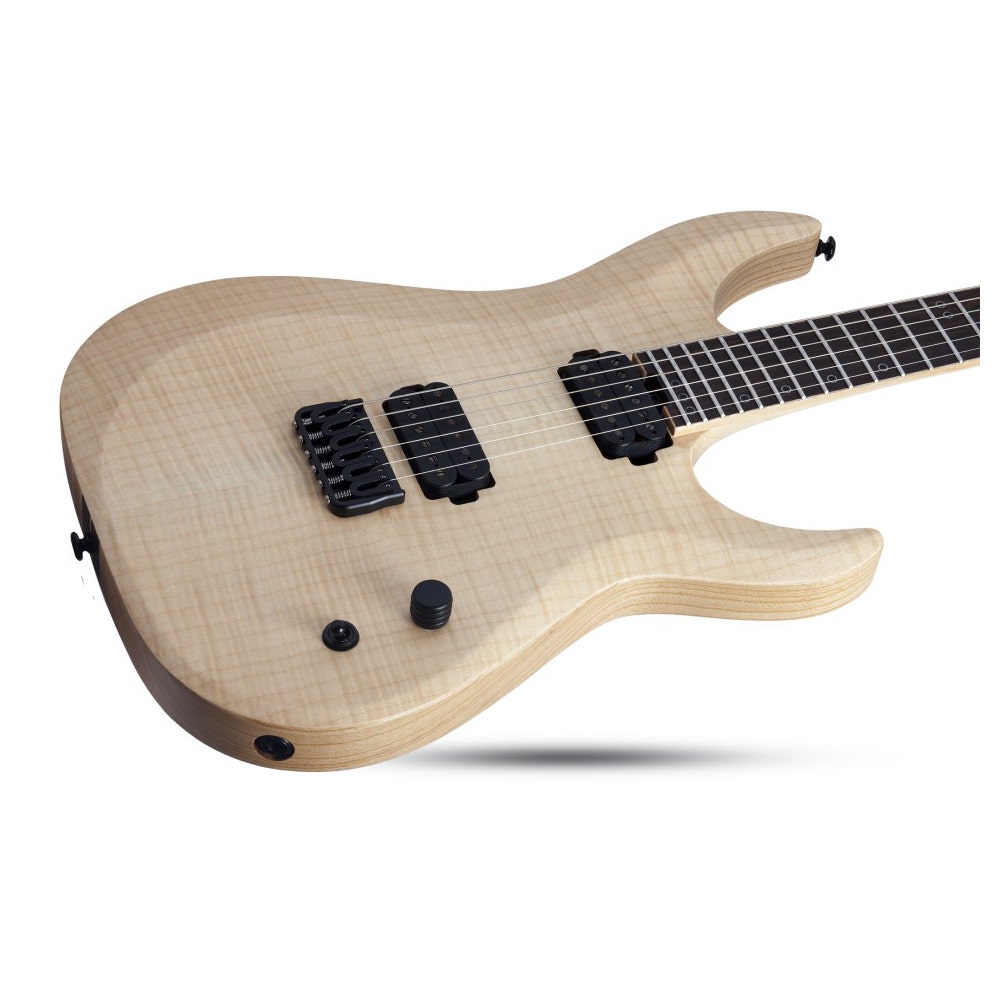 Schecter KM-6 MKII Keith Merrow Signature Electric Guitar with Seymour Duncan Pickups in Natural Pearl