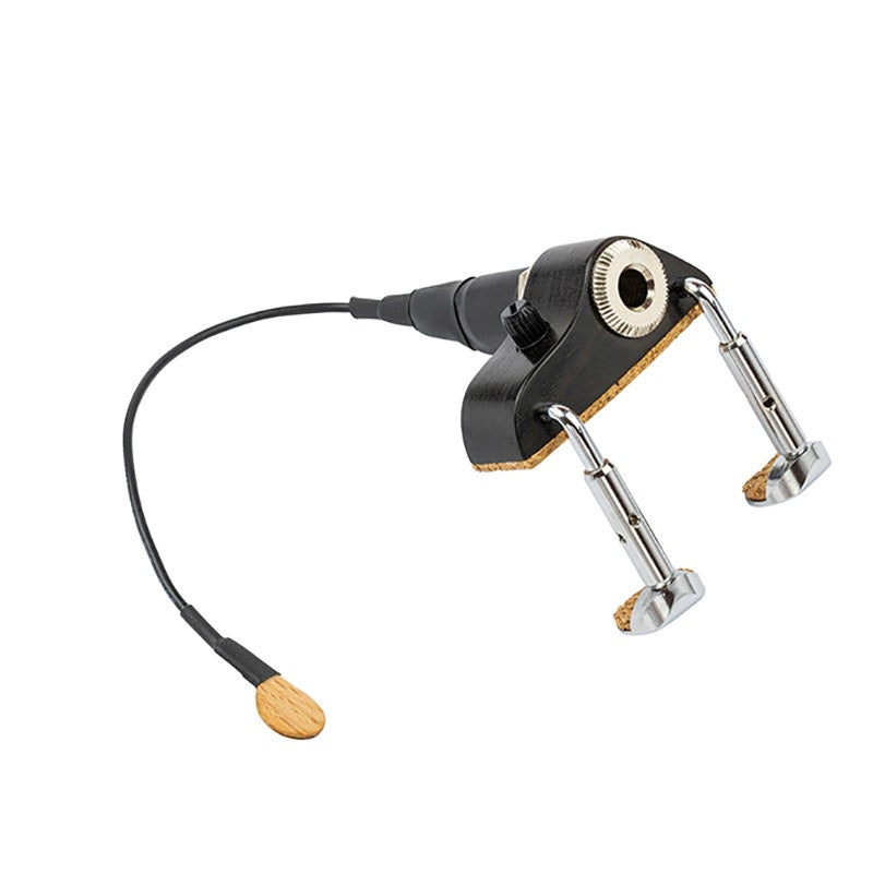 KNA Pickups VV-3V Low-Profile Portable Bridge-Mounted Piezo Violin / Viola Pickup, Volume Control