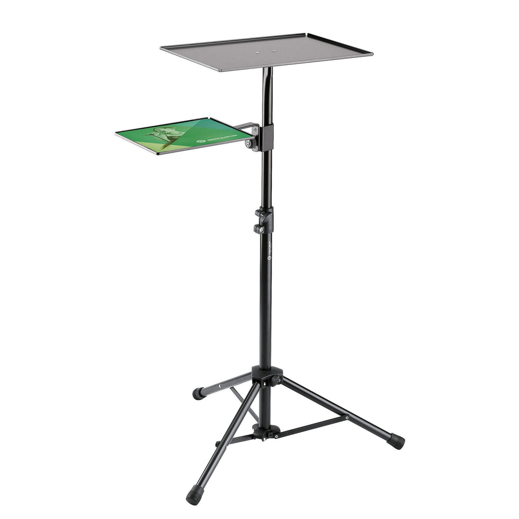 K&M Konig and Meyer 12150-021-65 Height-Adjustable Tripod-Base Laptop Stand