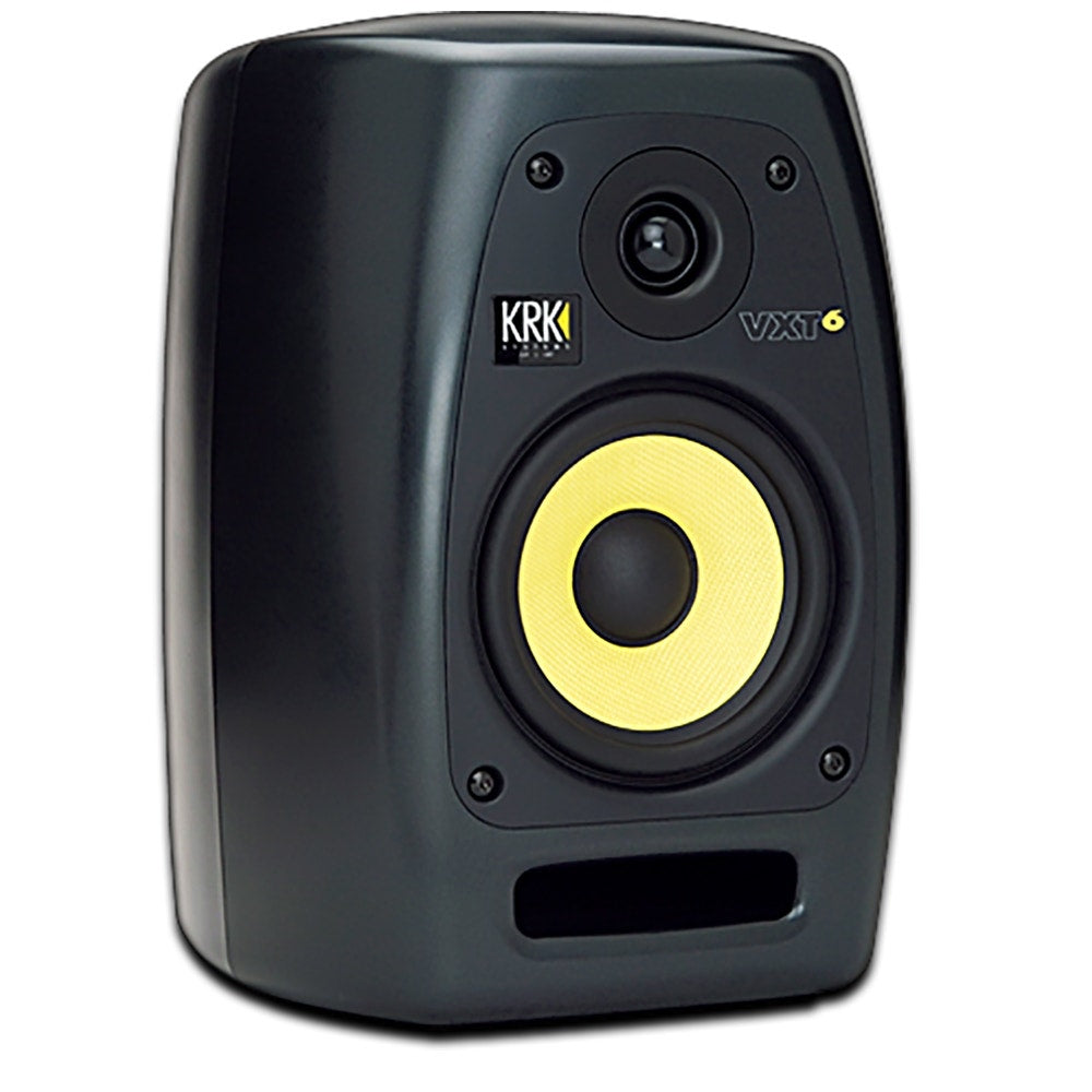 KRK VXT6 6" Active Powered Bi-amped Studio Monitor Speaker Black Single VXT (Open Box)