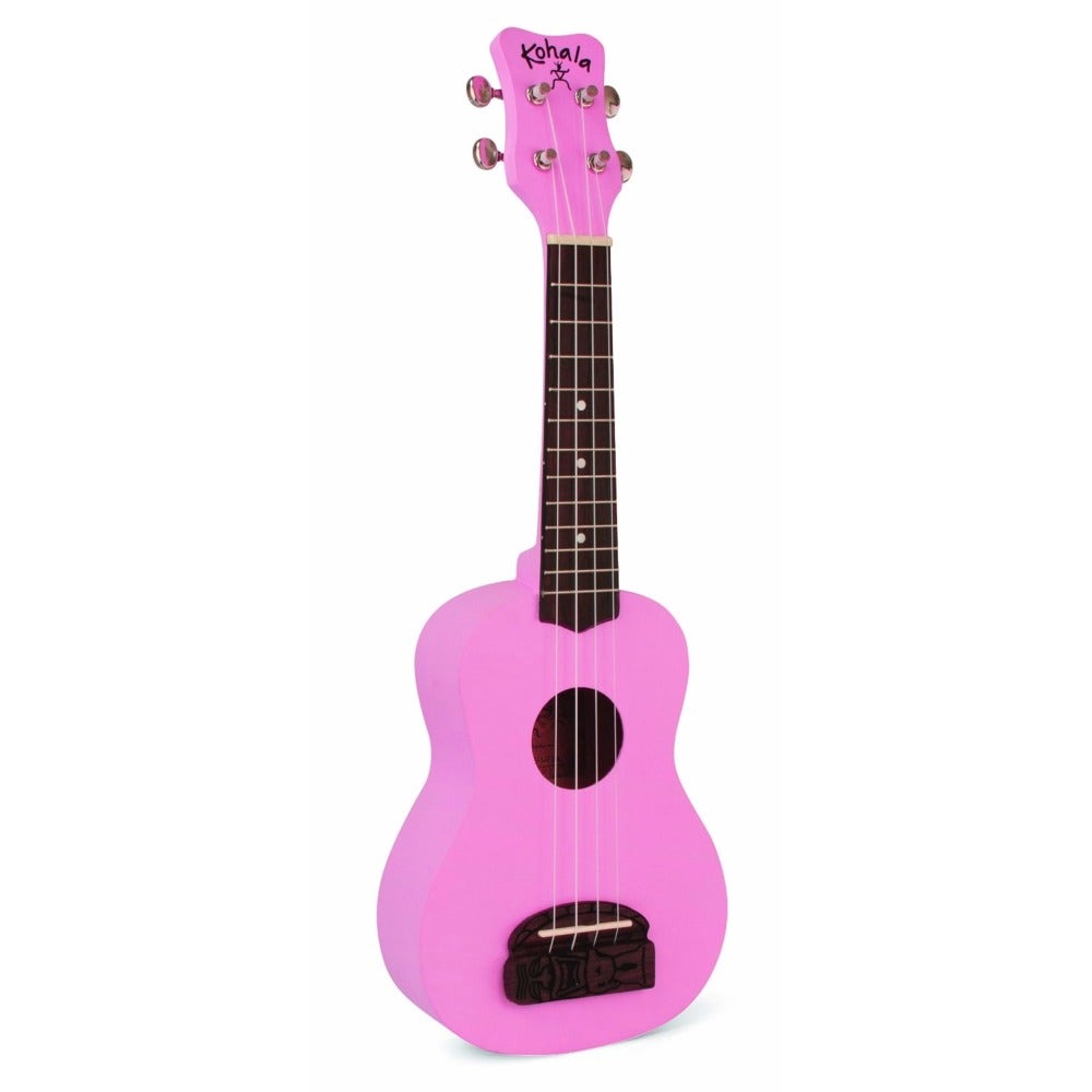 Kohala KT-SPI Soprano Tiki Ukulele (Pretty in Pink)