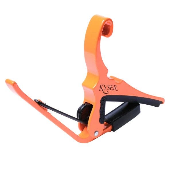 Kyser Special Edition Neon Collection Quick-Change Guitar Capo, Neon Orange