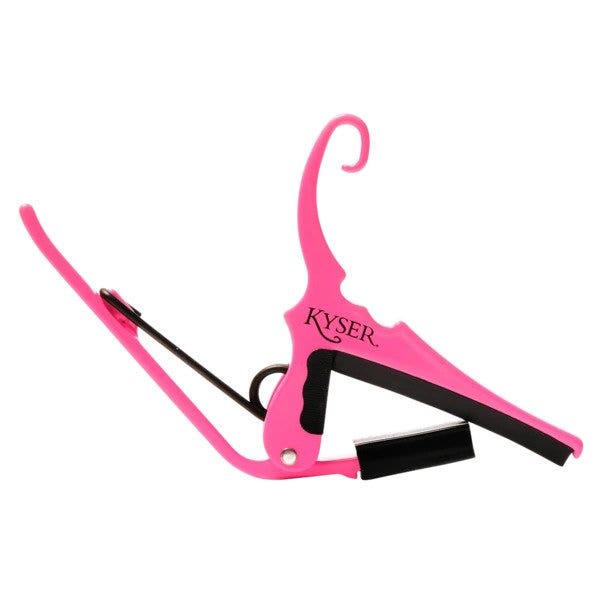 Kyser Special Edition Neon Collection Quick-Change Guitar Capo, Neon Pink