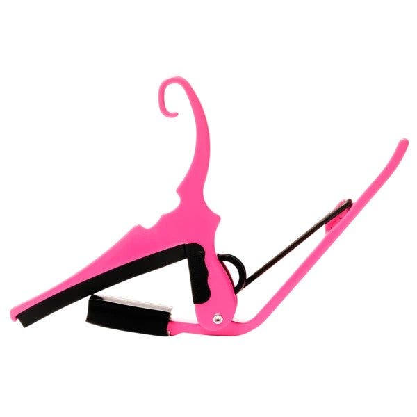 Kyser Special Edition Neon Collection Quick-Change Guitar Capo, Neon Pink