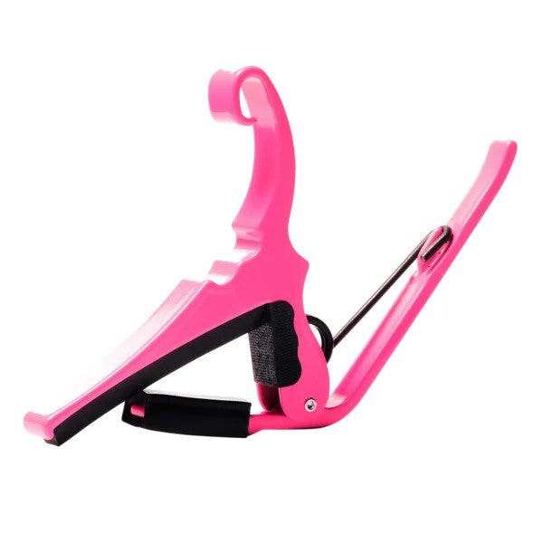 Kyser Special Edition Neon Collection Quick-Change Guitar Capo, Neon Pink