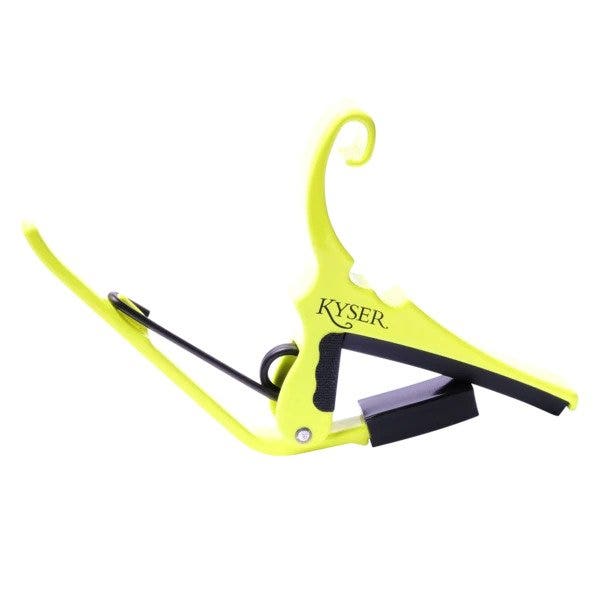 Kyser Special Edition Neon Collection Quick-Change Guitar Capo, Neon Yellow
