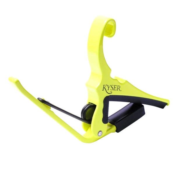 Kyser Special Edition Neon Collection Quick-Change Guitar Capo, Neon Yellow