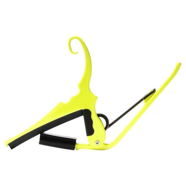 Kyser Special Edition Neon Collection Quick-Change Guitar Capo, Neon Yellow