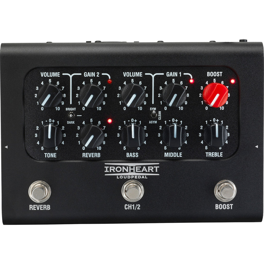 Laney Martin Miller Ironheart LOUDPEDAL Preamp / DI 60-Watt Guitar Amp Effect Pedal