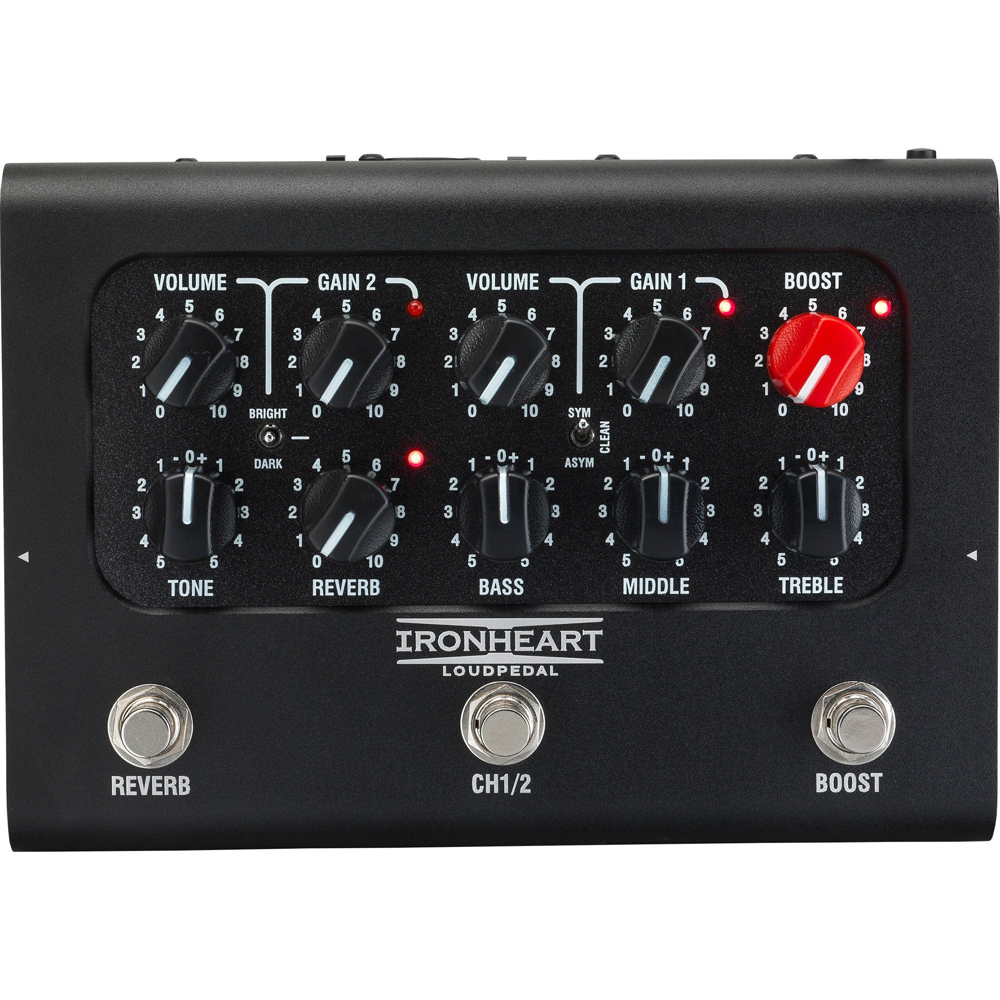 Laney Martin Miller Ironheart LOUDPEDAL Preamp / DI 60-Watt Guitar Amp Effect Pedal