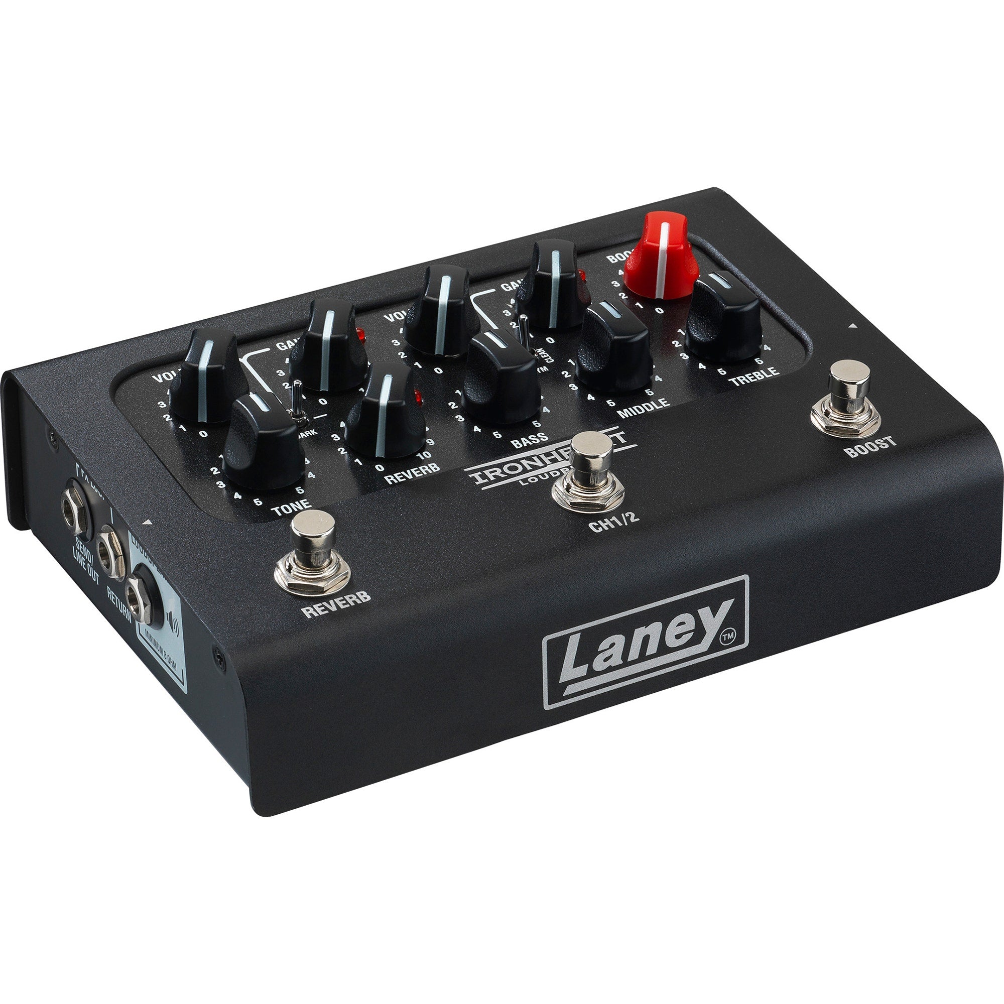 Laney Martin Miller Ironheart LOUDPEDAL Preamp / DI 60-Watt Guitar Amp Effect Pedal
