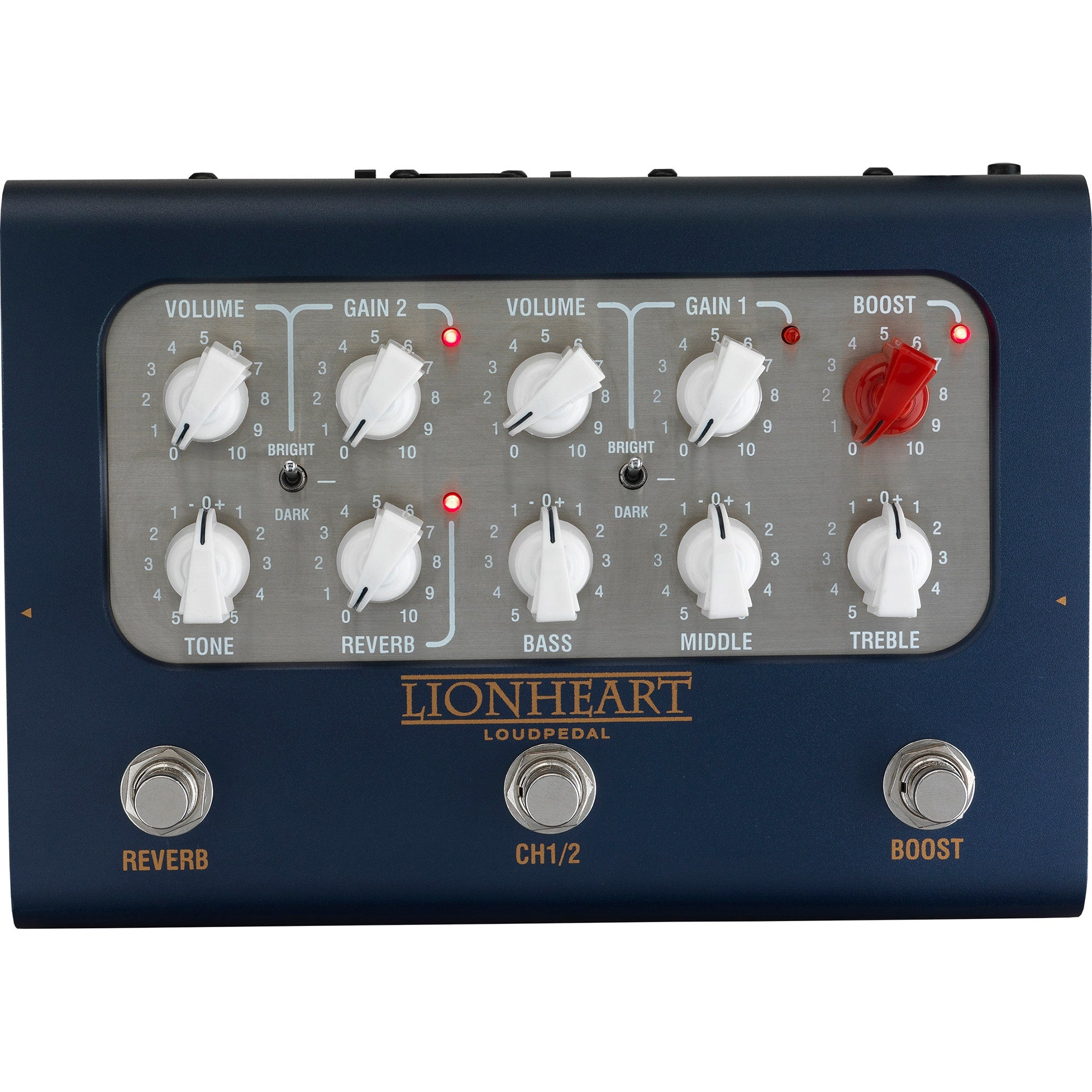 Laney Tom Quayle Ironheart LOUDPEDAL Preamp / DI 60-Watt Guitar Amp Effect Pedal