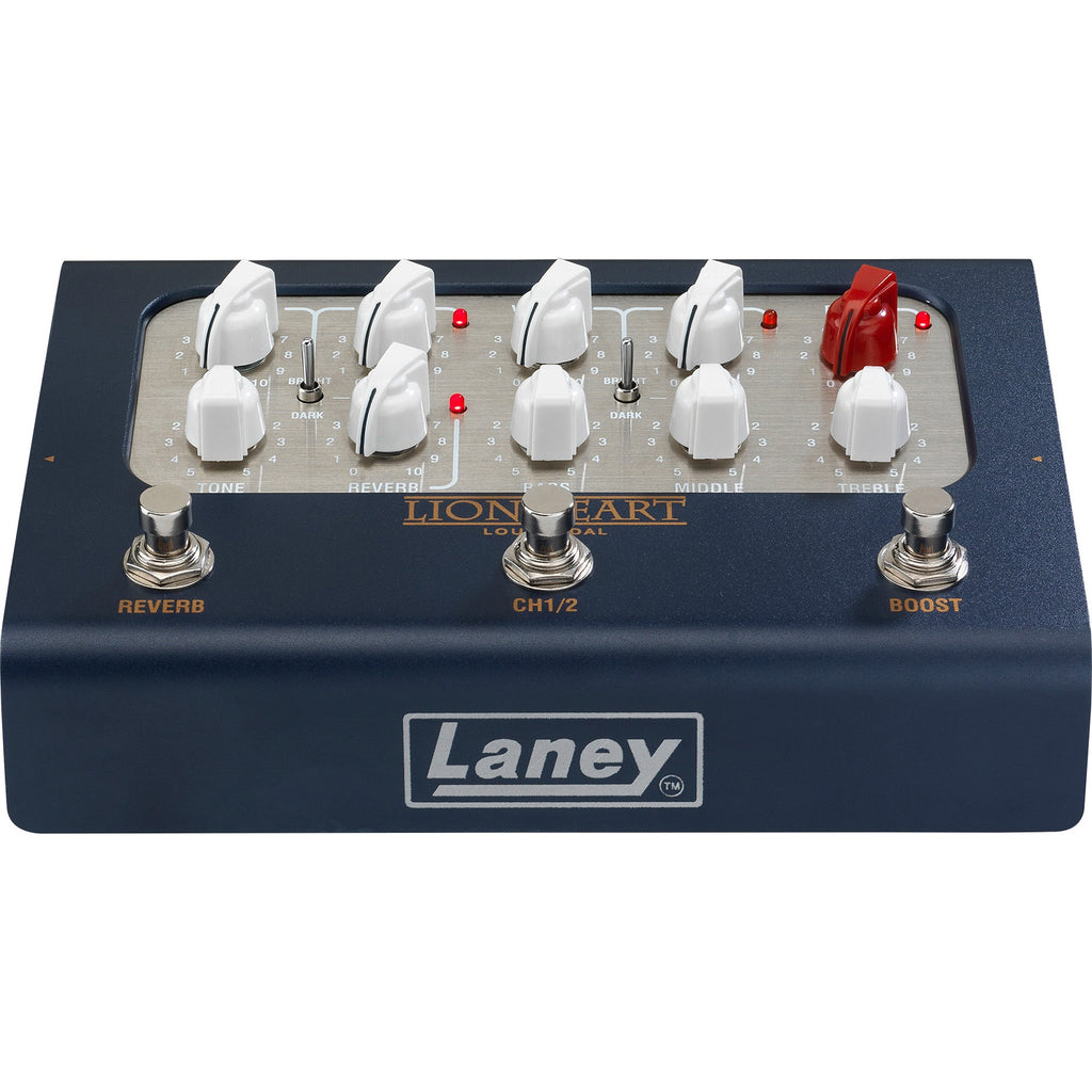 Laney Tom Quayle Ironheart LOUDPEDAL Preamp / DI 60-Watt Guitar Amp Effect Pedal