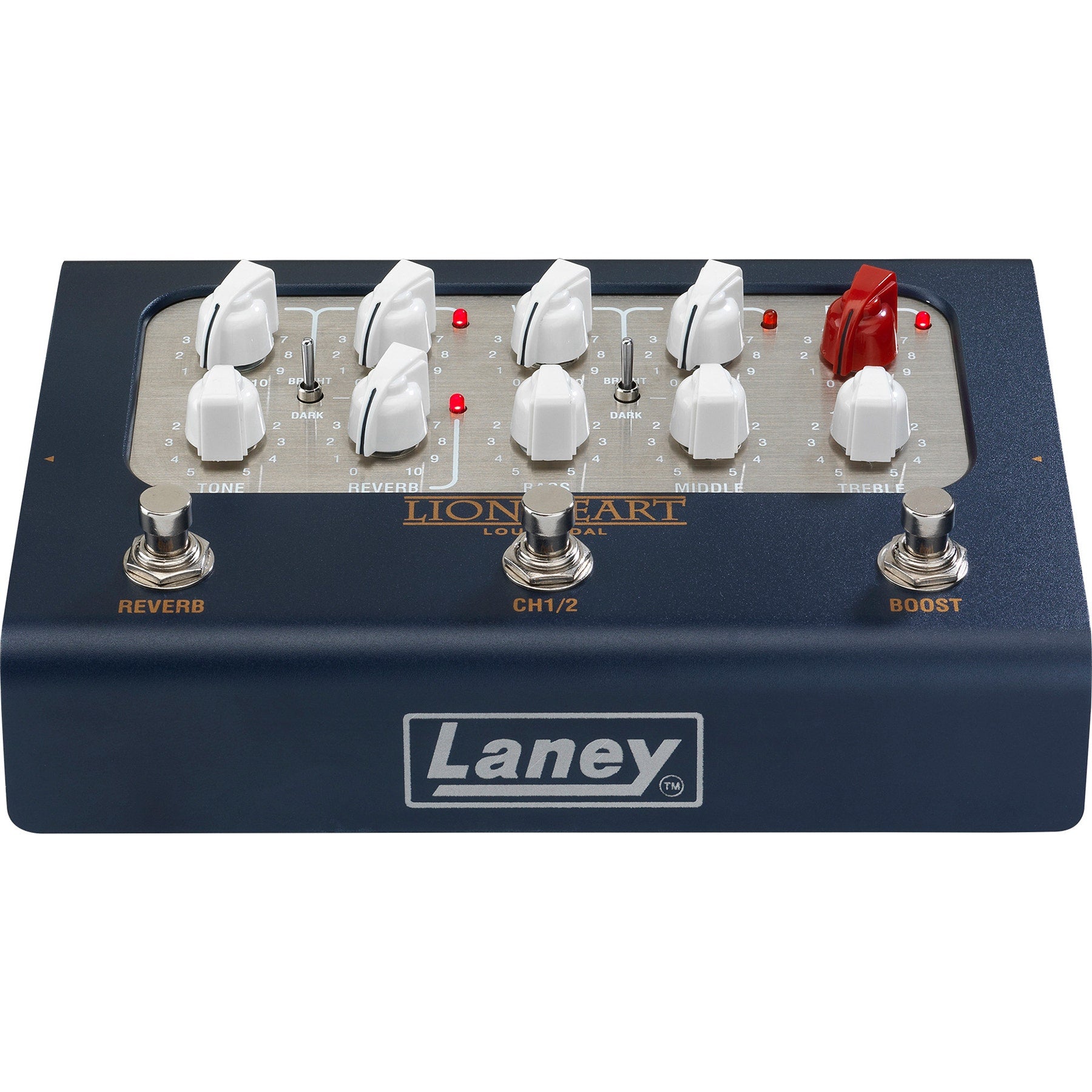 Laney Tom Quayle Ironheart LOUDPEDAL Preamp / DI 60-Watt Guitar Amp Effect Pedal