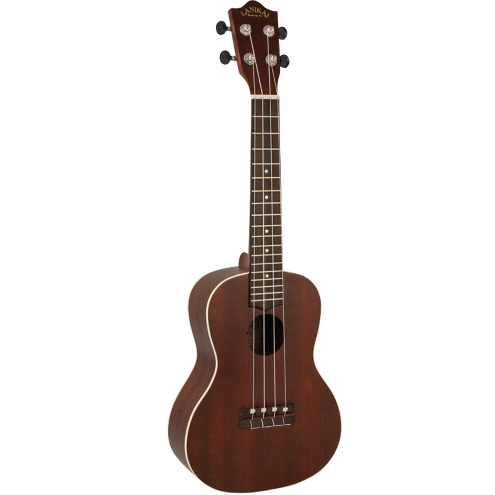Lanikai LUTU-21C Mahogany Concert TunaUke Ukulele with Binding & Moveable Saddles