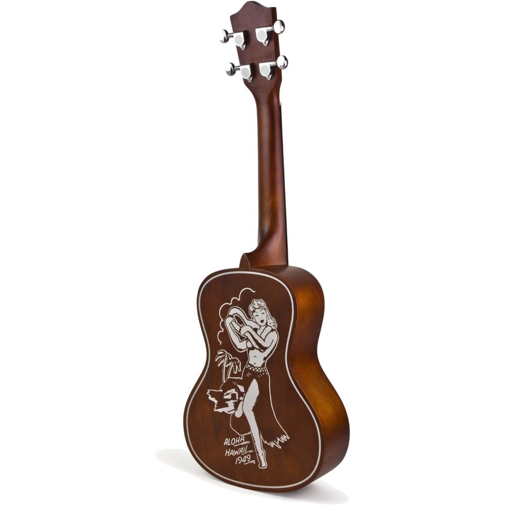 Lanikai LUSJ-C Sailor Jerry Collaboration Mahogany Concert Ukulele Tattoo Graphic