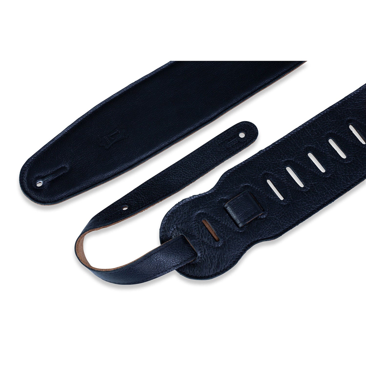 Levy's Leathers Classics Series M4GF-BLK 3.5" Wide Guitar Bass Strap, Black