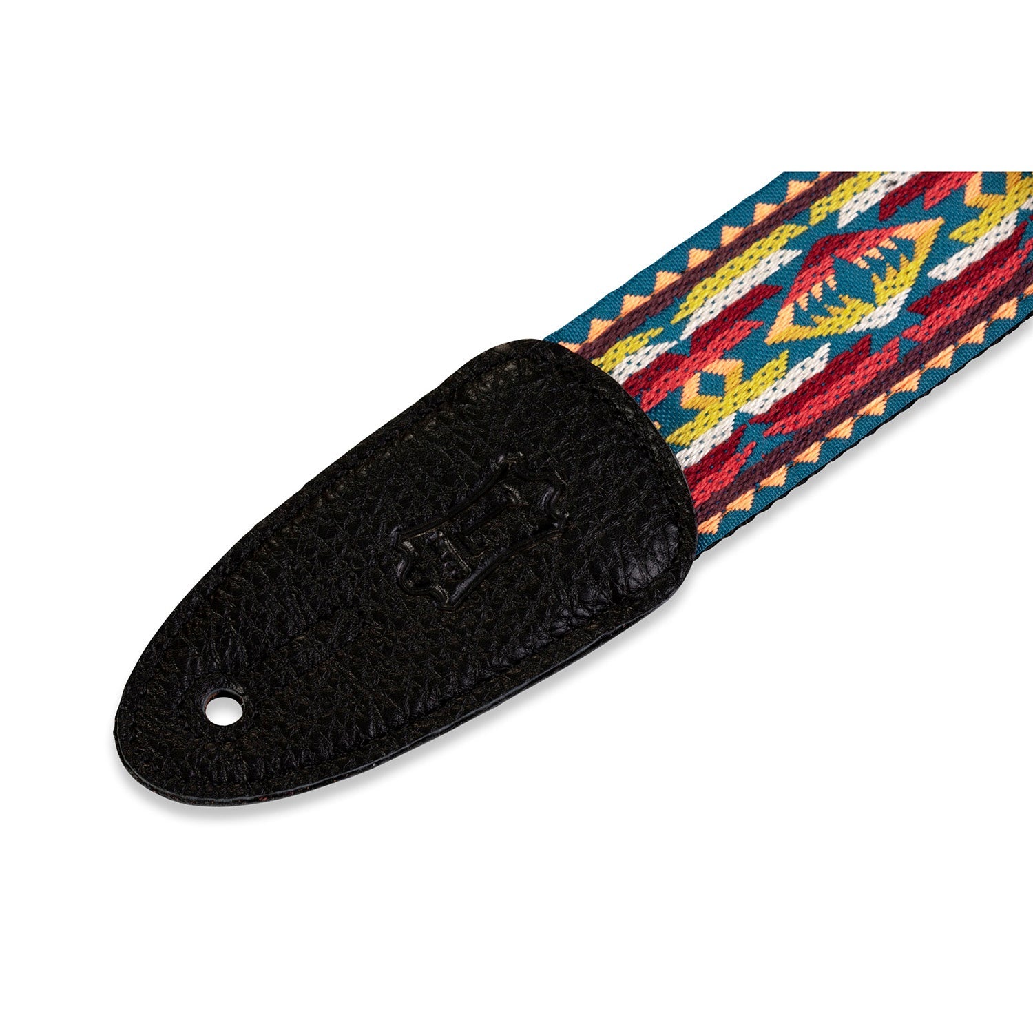 Levy's Leathers Print Series M8HT-22 2" Wide Guitar Bass Strap, 60’s Hootenanny Jacquard