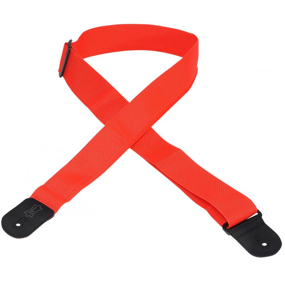 Levy's M8 POLY 2" Polypropylene Guitar Strap - Red