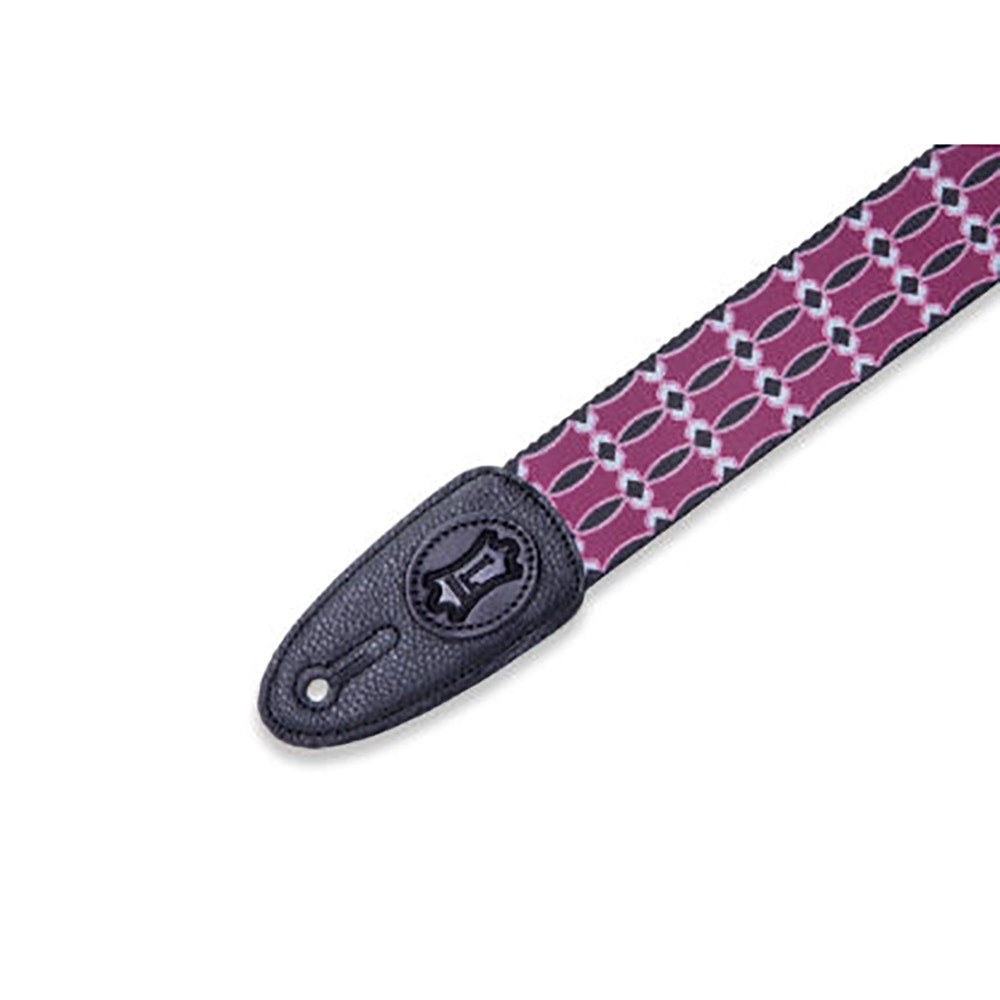 Levy's Leathers MPLL-001 Signature Series Levy’s Signature Icon Guitar Strap, Burgandy