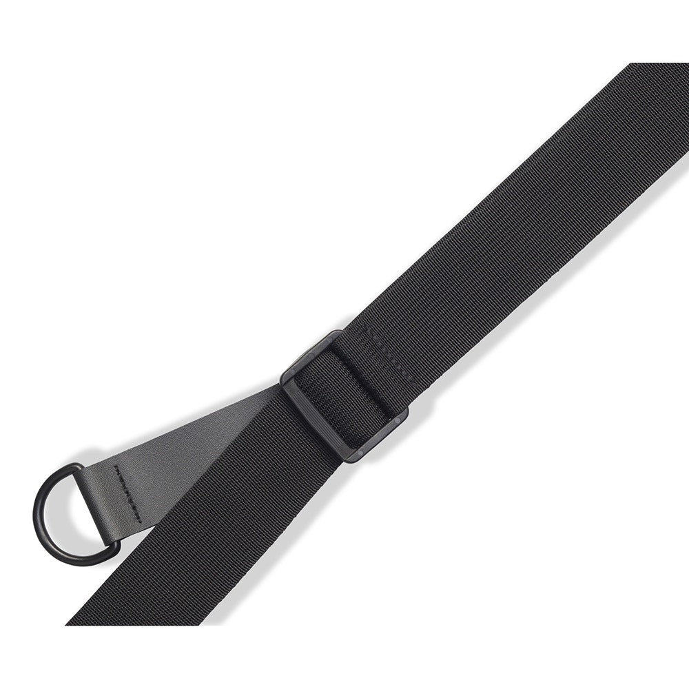 Levy's Specialty MRHGP-BLK Right Height Line Garment Padded Guitar Strap, Black