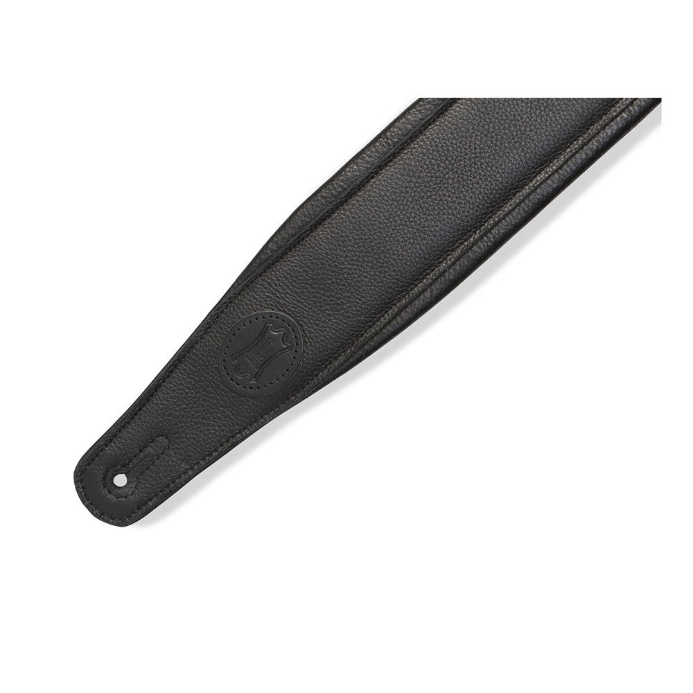 Levy's Specialty MRHGP-BLK Right Height Line Garment Padded Guitar Strap, Black