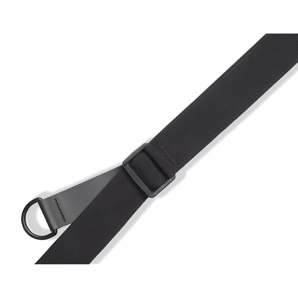 Levy's Specialty MRHSP-BLK Right Height Suede Padded Guitar Strap, Black